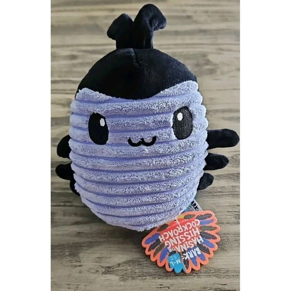 NWT Bark Barkbox MEDIUM to LARGE Plush Dog Toy Hasina the Hissing Cockroach